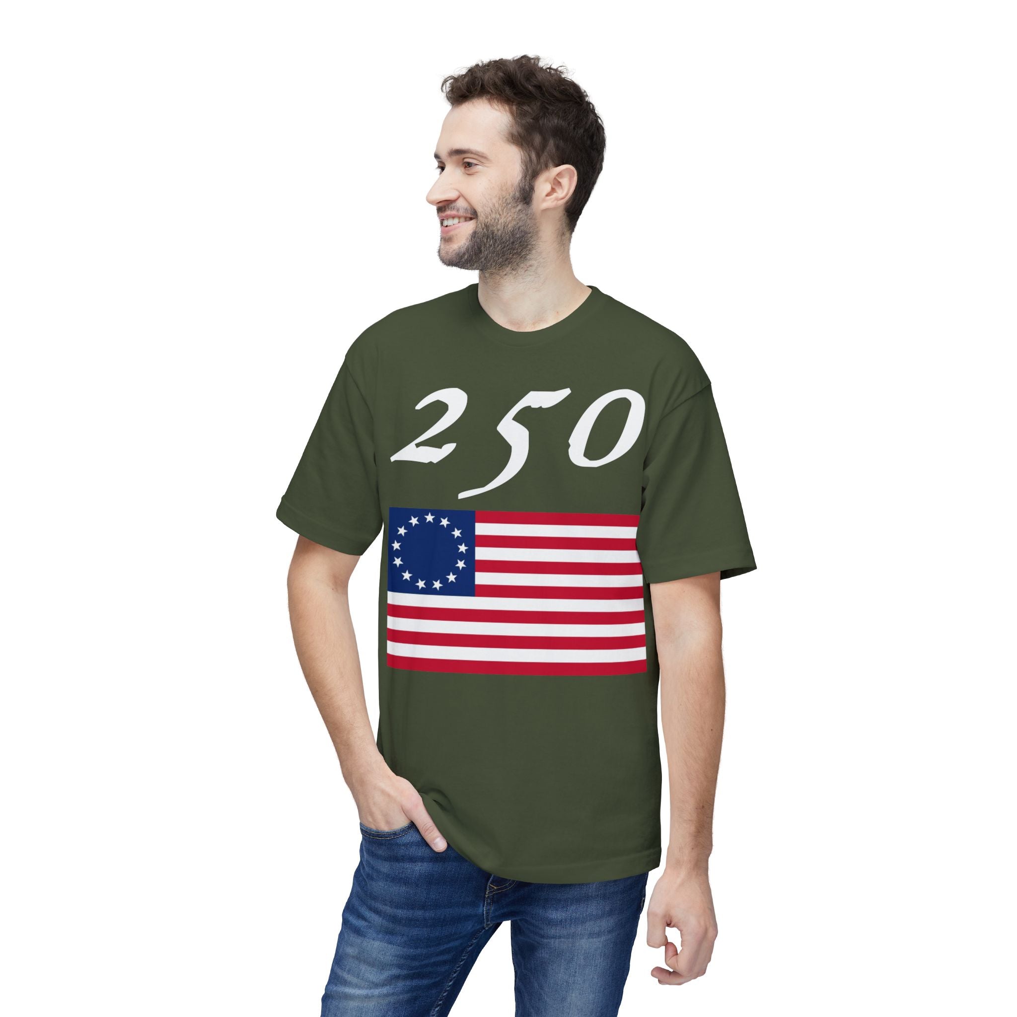 Betsy Ross Flag with 250